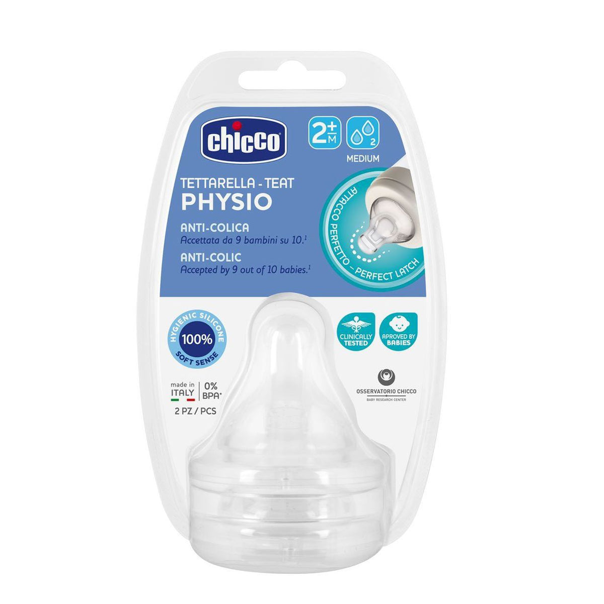 Chicco Chicco Physio Anti-Colic 2 m+ (medium) Baby Product