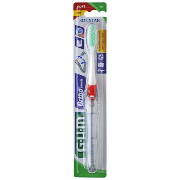 G.U.M Ortho Travel Soft 125 Oral Care Product Packaging