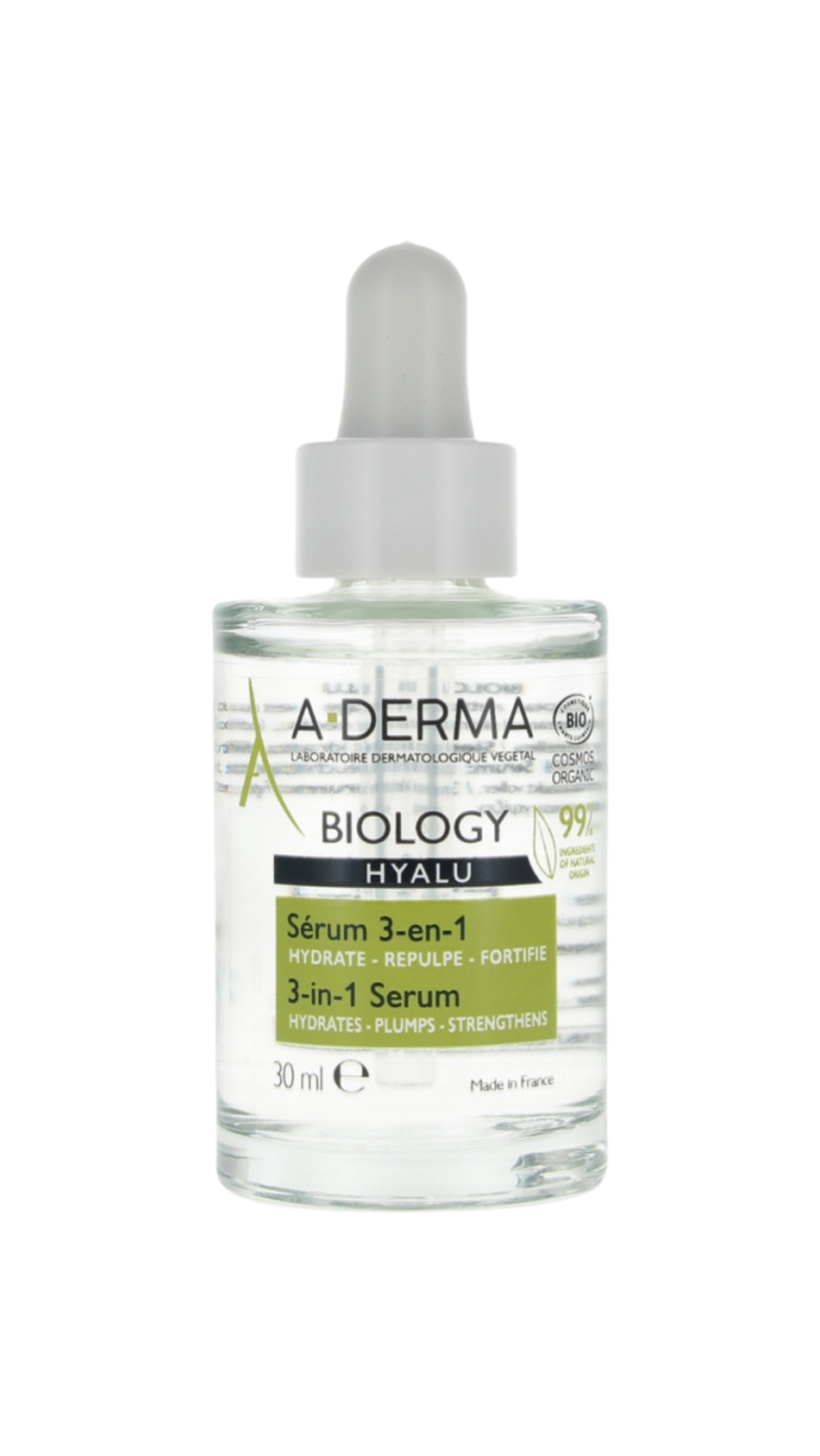 A-Derma Biology Hyalu 3 in 1 Serum With Hyaluronic Acid