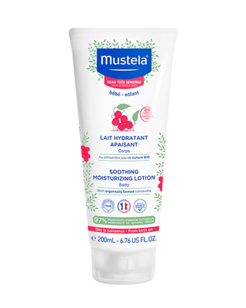 Mustela lait hydratant apaisant corps tube for sensitive baby body care