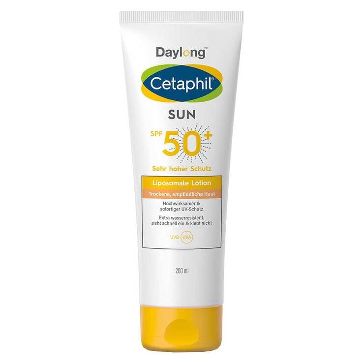 Cetaphil Ecran Liposomal Lotion SPF 50+ bottle for sensitive skin protection