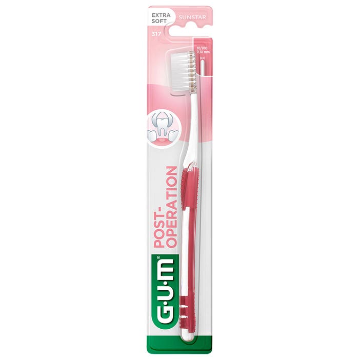 G.U.M Post-Operation 317 Extra Soft Oral Care Product Packaging