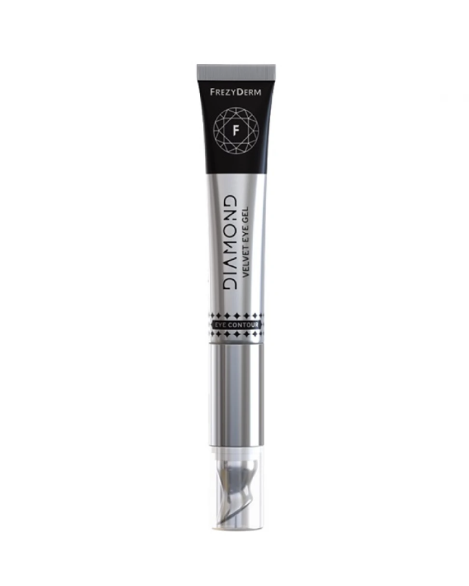 Frezyderm Diamond Velvet Eye Gel bottle for eye contour recovery