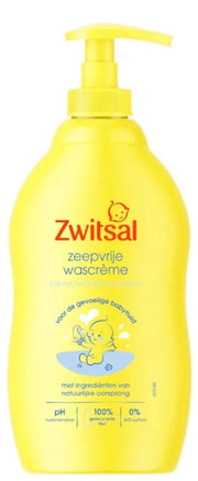 Zwitsal Crème lavante Sans Savon nourishing baby wash bottle