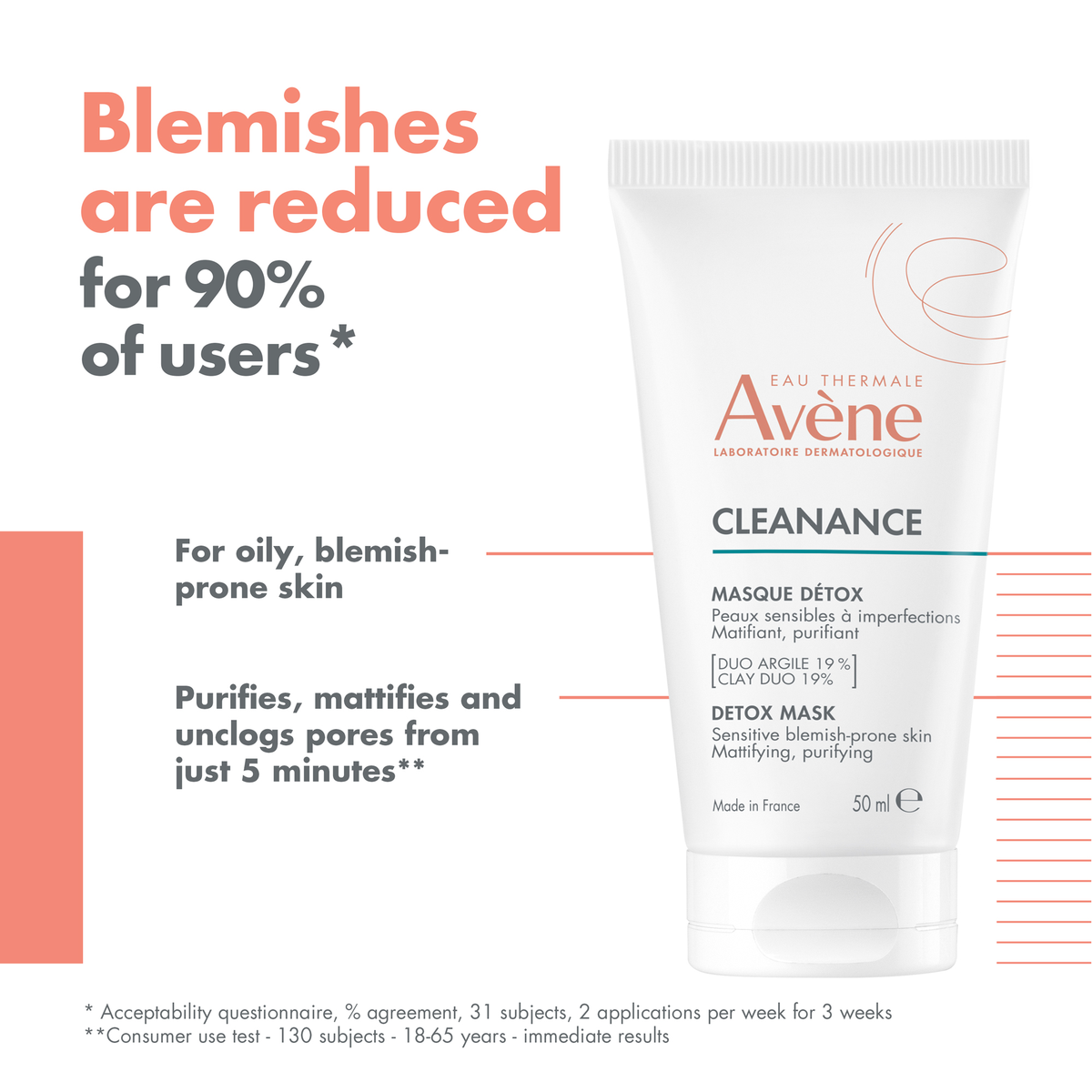 Avene Cleanance Detox Mask 50ml