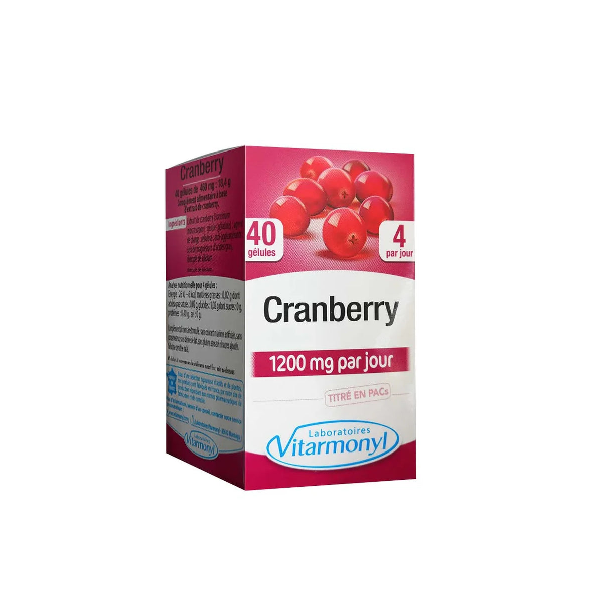 Vitarmonyl Cranberry-40 gelules