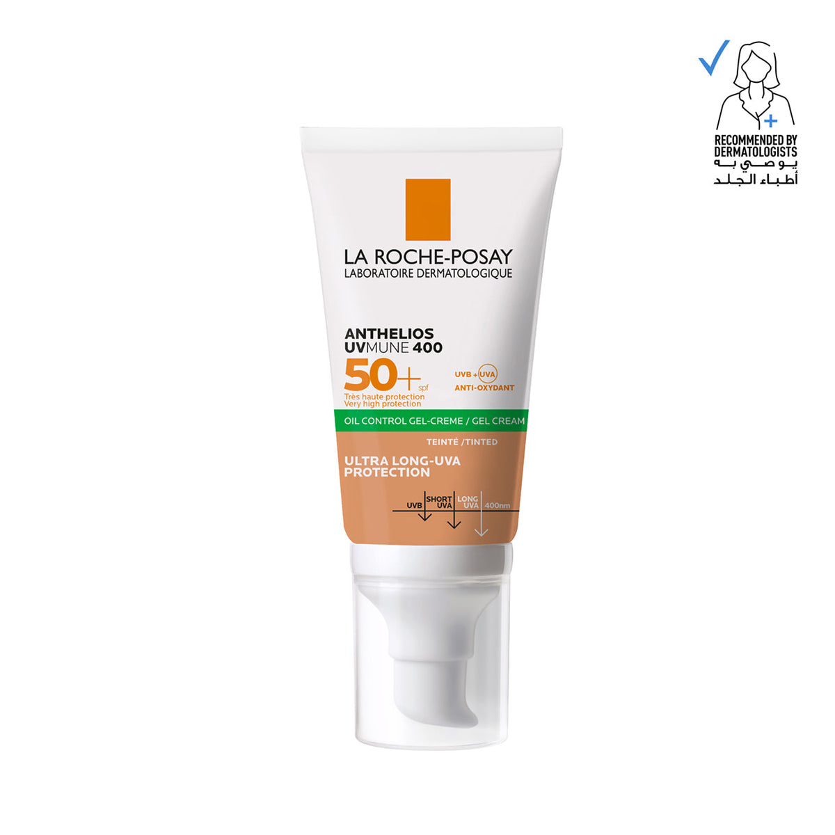 La Roche-Posay Anthelios UVMune 400 Tinted Oil Control Gel Cream SPF 50+ 50ml