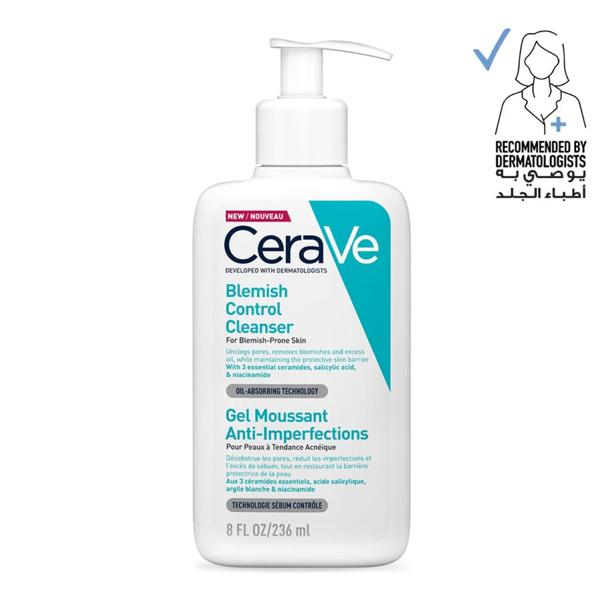 Cerave Blemish Control Cleanser For Belmish - Prone Skin