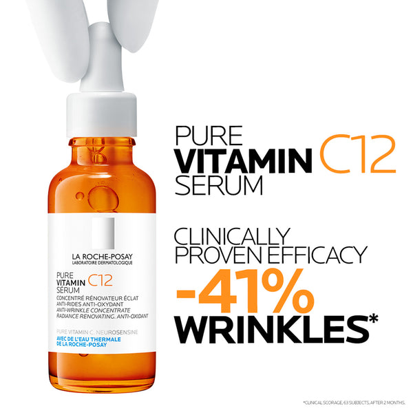 La Roche-Posay 12% Pure Vitamin C Anti-Aging Face Serum for All Skin Types 30ml