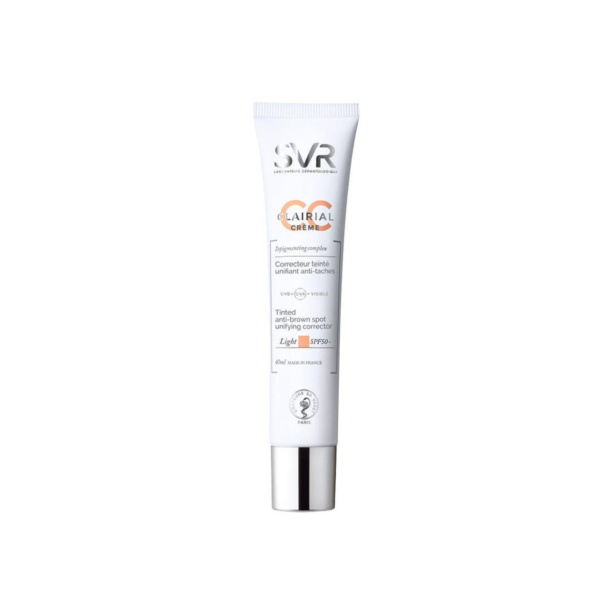 SVR Clairial CC Creme SPF50+ Light 40ml