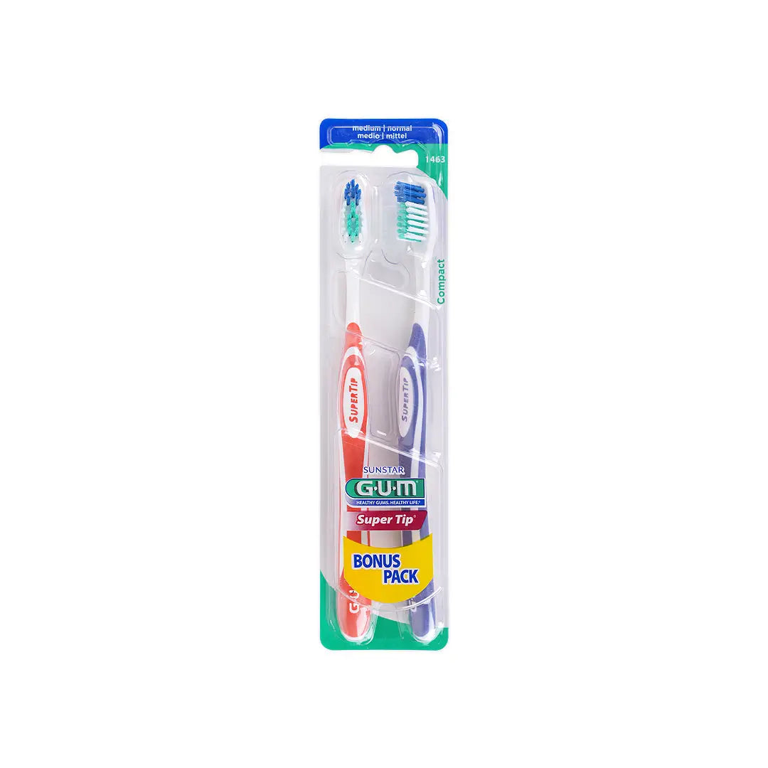 G.U.M Compact Bonus Pack 1463 Medium Oral Care Product Packaging