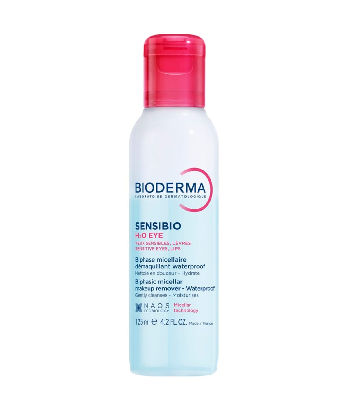 Bioderma Sensibio H2O Eye bi-phase micellar water for sensitive eyes and lips
