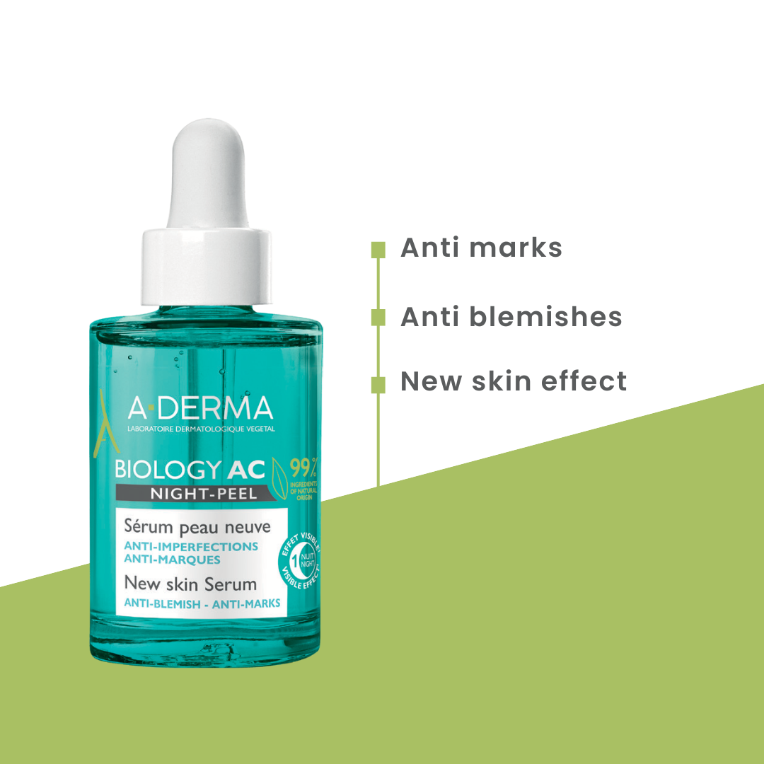 A-Derma Biology AC Night Peel Serum