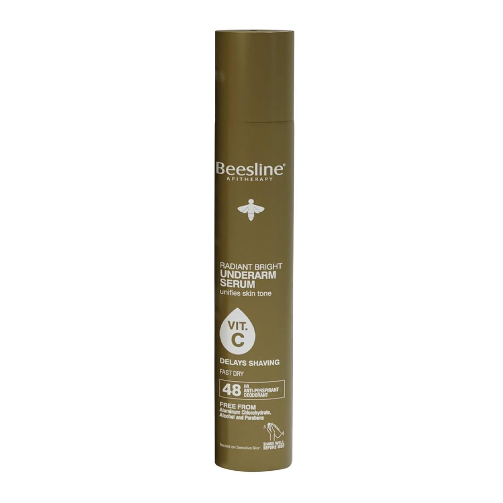 Beesline Radiant Bright Underarm Serum spray fast dry