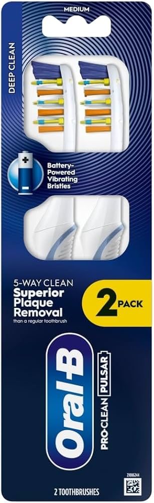 ORAL-B Deep Clean Pulsar Medium Oral Care Product Packaging
