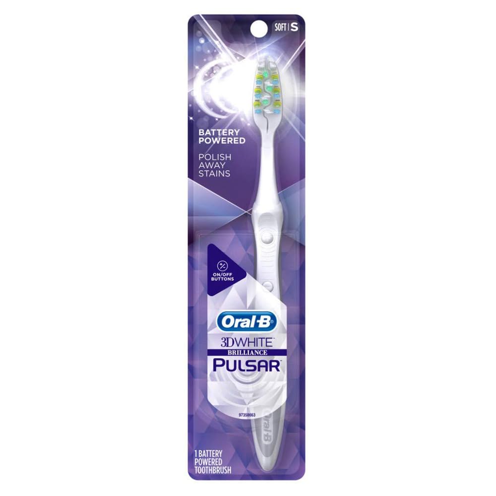ORAL-B 3D White Pulsar Soft Oral Care Product Packaging