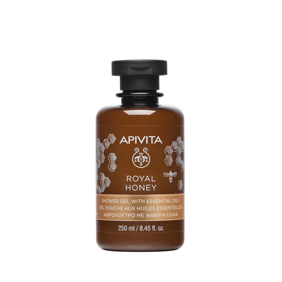 Apivita Shower Gel With Essential Oils Royal Honey