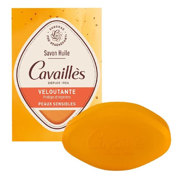 Rogé Cavaillès Savon Veloutant 100g soap bar with sweet almond oil