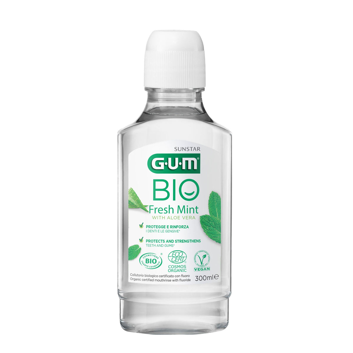 G.U.M Sunstar Bio Fresh Mint With Aloe Vera Oral Care Product Packaging