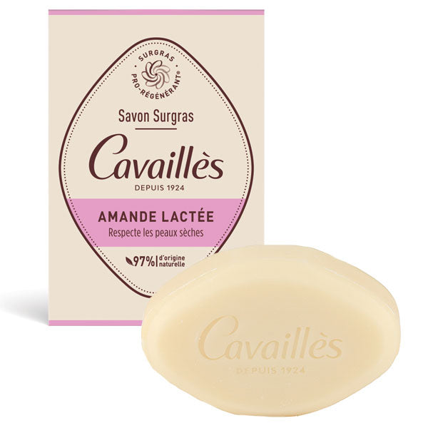 Rogé Cavaillès Savon Amande Lactée 100g bar for soft skin