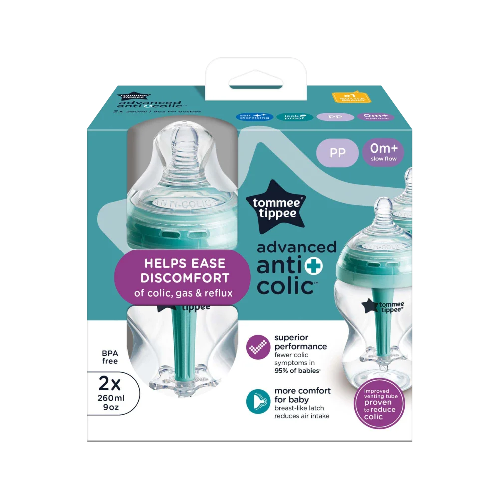 Generic Advanced Anti Colic Helps Ease Discomfort Of Colic, Gas & Reflux (light Green) 0m+ Baby Product
