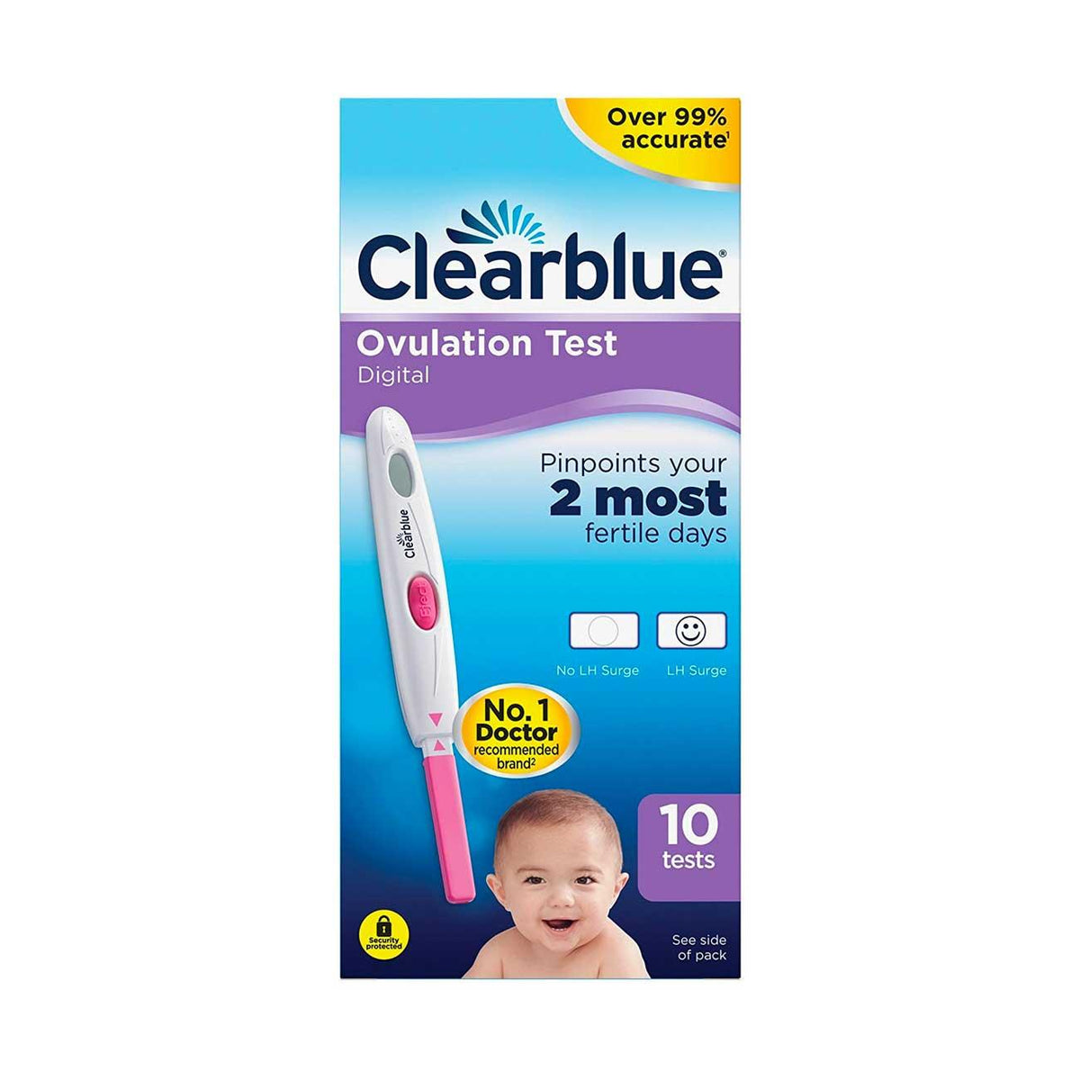Clearblue Ovulation Test Digital 10 tests box
