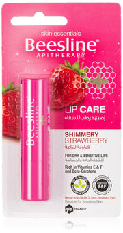 Beesline Shimmery Strawberry Lip Balm 2-pack