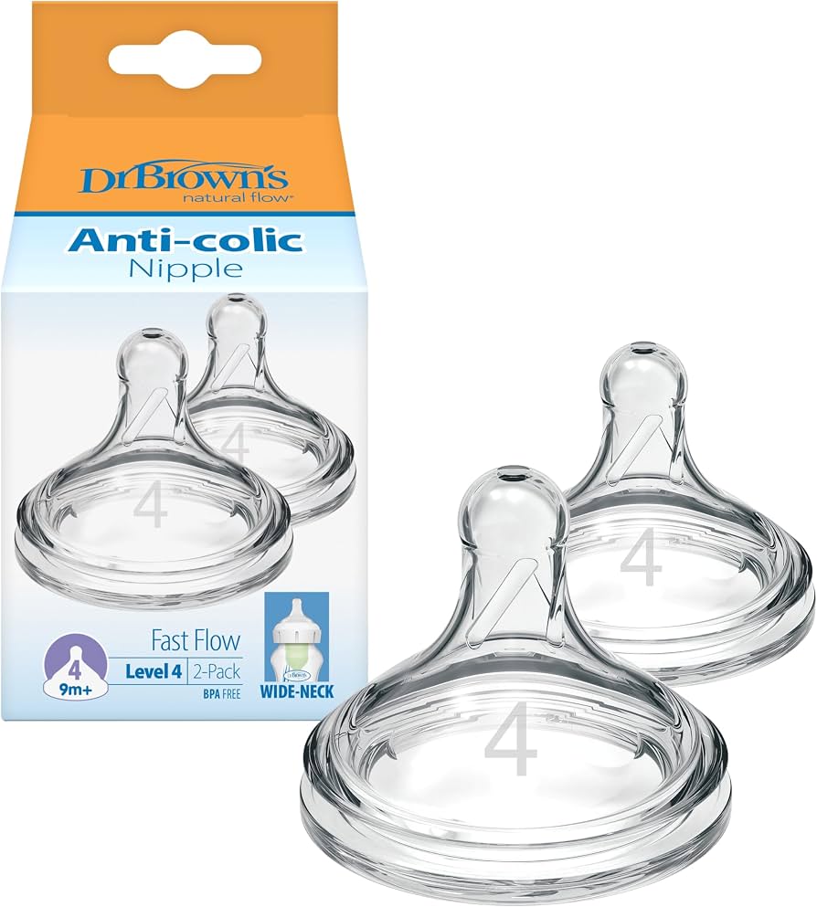Optimal Optimal Wide Neck Anti-Colic Nipple OPB-1164 9 m+ (fast Flow) Baby Product