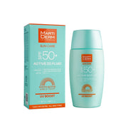 Martiderm Sun Care SPF 50+ Active D Fluid sunscreen tube for daily protection
