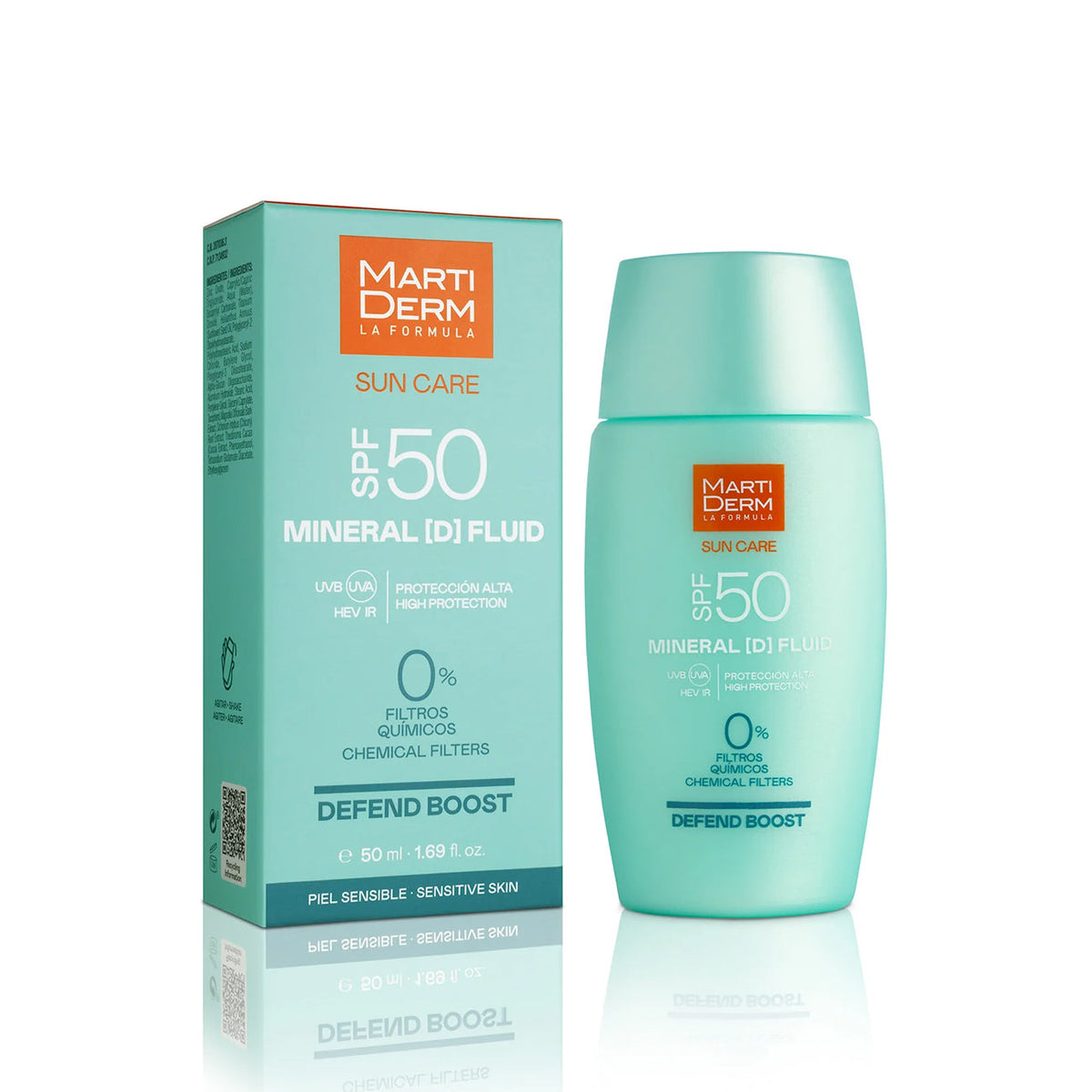 Martiderm Sun Care SPF 50 Mineral D Fluid sunscreen for sensitive skin