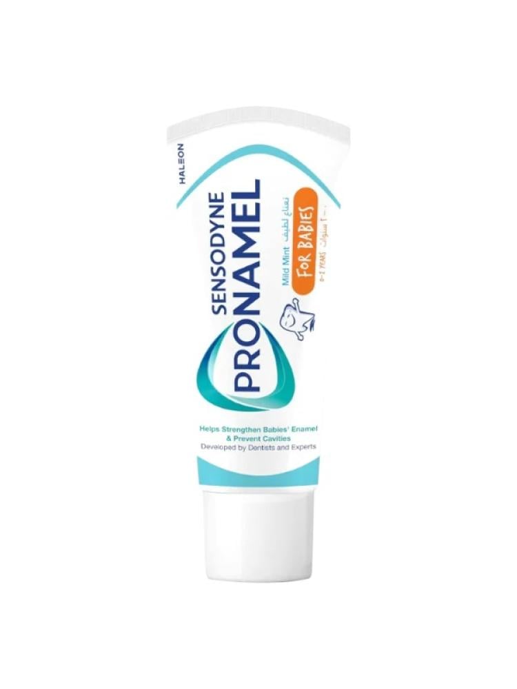 Haleon Sensodyne Pronamel 0-2 Ans Mint Oral Care Product Packaging