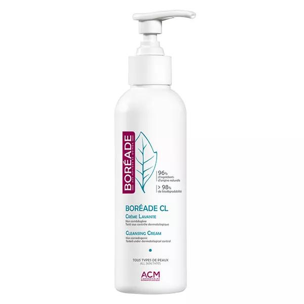 Boreade Creme Lavante soothing cleansing cream 200ml bottle for acne-prone skin