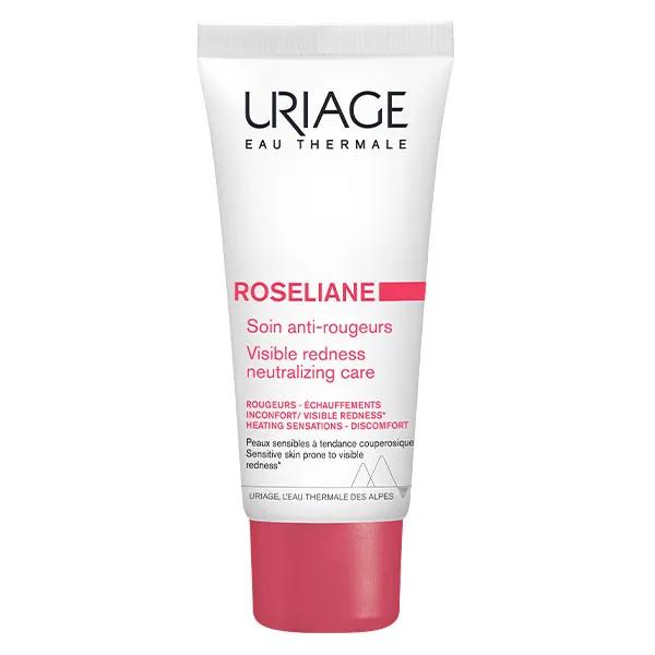 Uriage Roséliane Anti-Rougeurs cream tube for soothing reactive sensitive skin