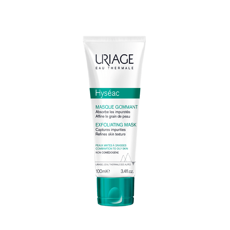 Uriage Hyséac Masque Gommant Doux 100ml tube for pore refining