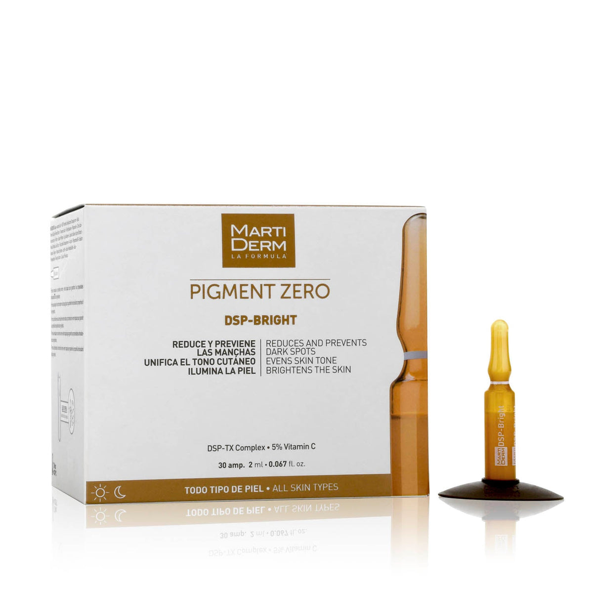 Martiderm Pigment Zero DSP-Bright ampoules for hyperpigmentation and dark spots