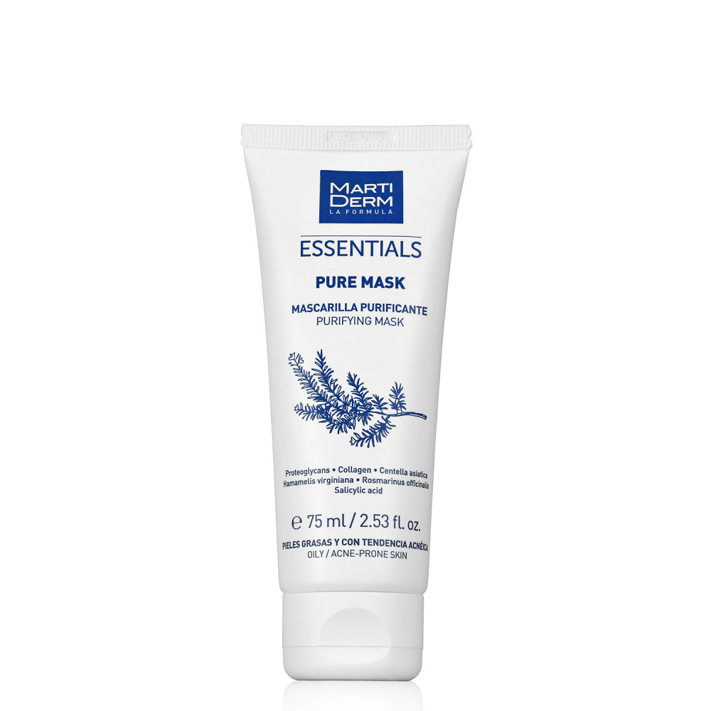 Martiderm Essentials Pure Mask Mascarilla Purificante tube for oily skin