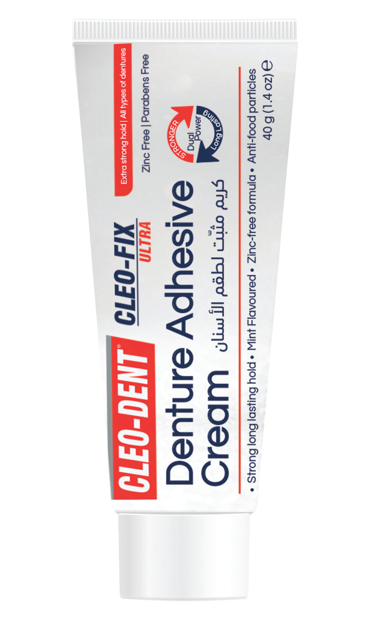 Cleo-Dent Cleo-Fix Buy 1 Get 1 Free Oral Care Product Packaging
