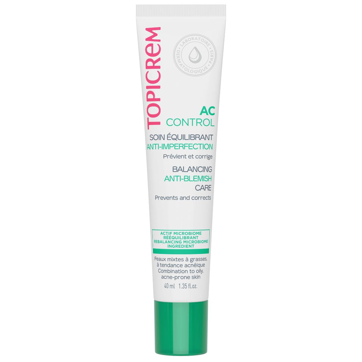 Topicrem AC Control Soin Equilibrant tube for oily blemish prone skin