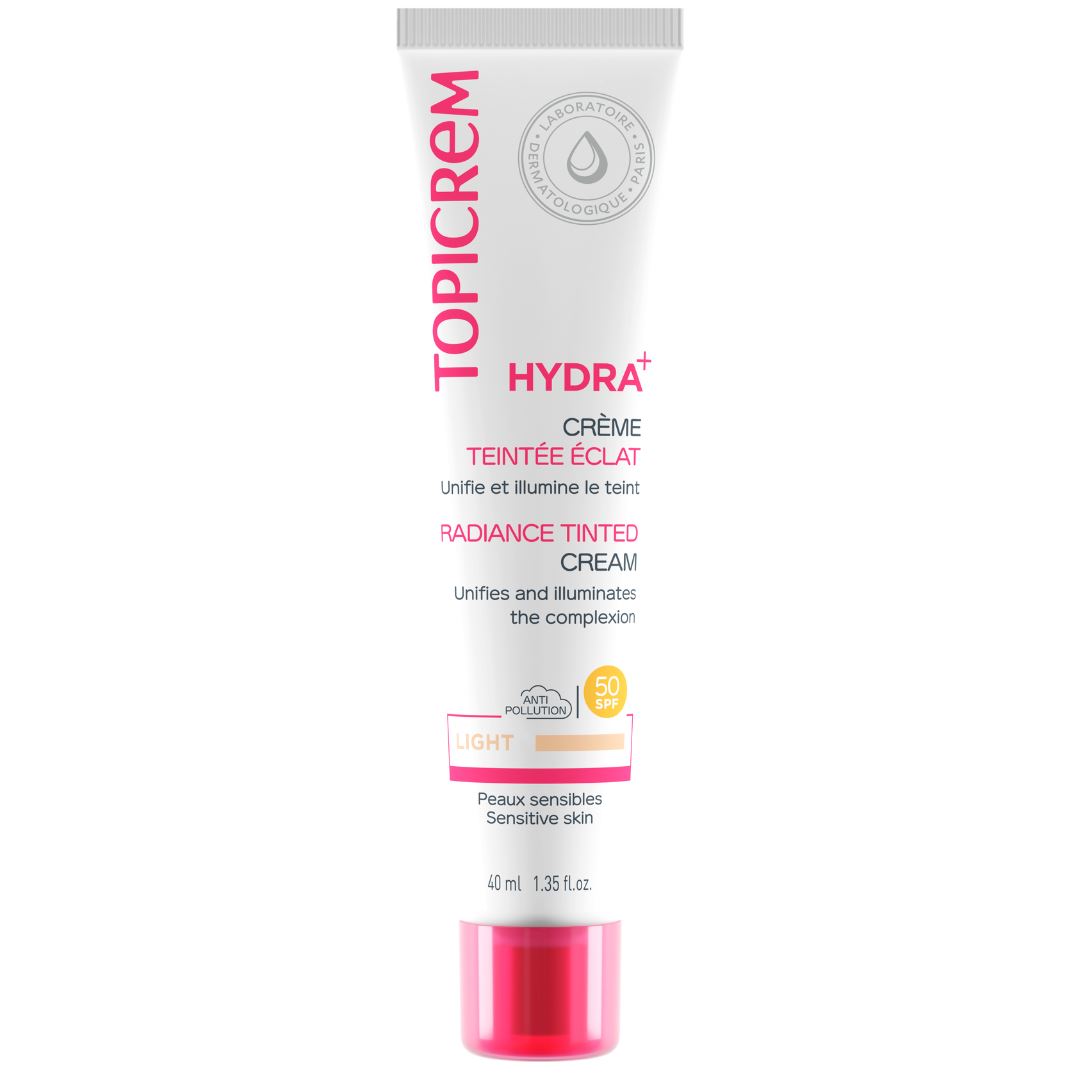 Topicrem Hydra+ Crème Teintée Éclat Light SPF 50 tube