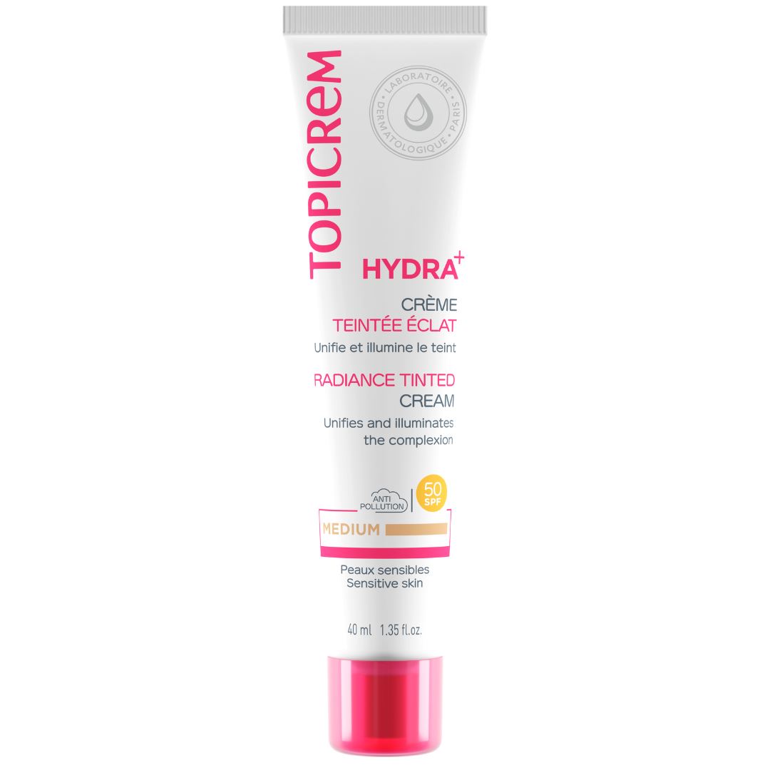 Topicrem Hydra+ Crème Teintée Éclat Medium SPF 50 tube
