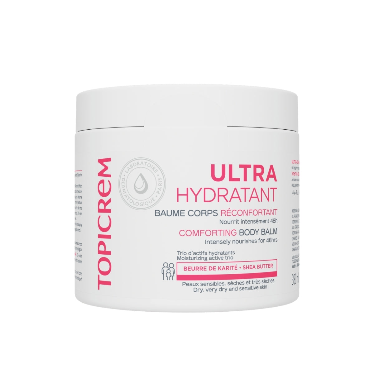 Topicrem Ultra Hydratant Baume Corps tube for extremely dry sensitive skin