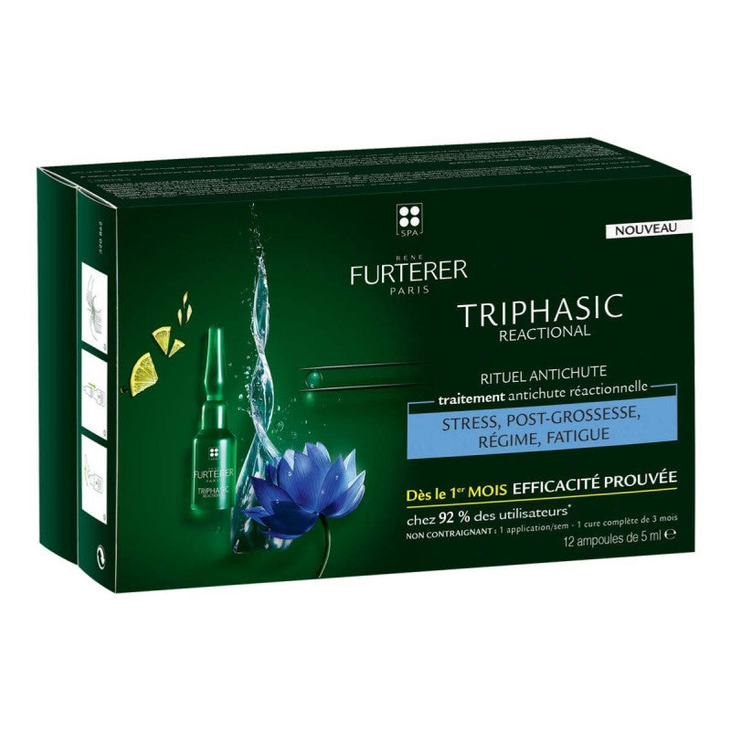 René Furterer Coffret Triphasic Reactional anti-hair loss kit box