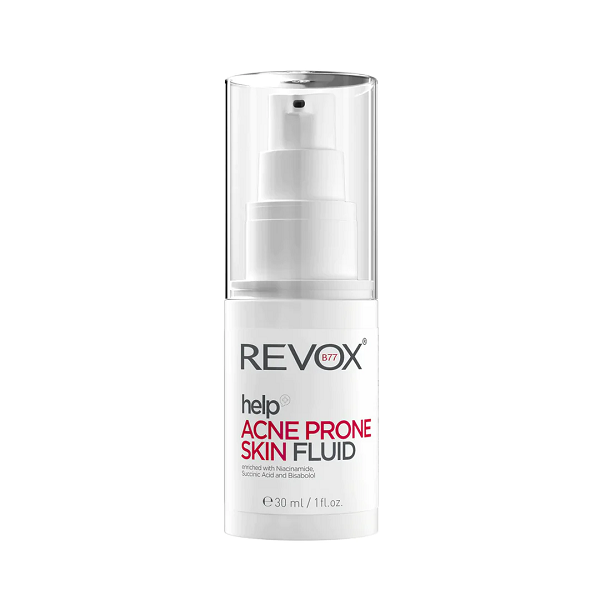 Revox Just Acne Prone Skin Fluid bottle for oily blemish skin