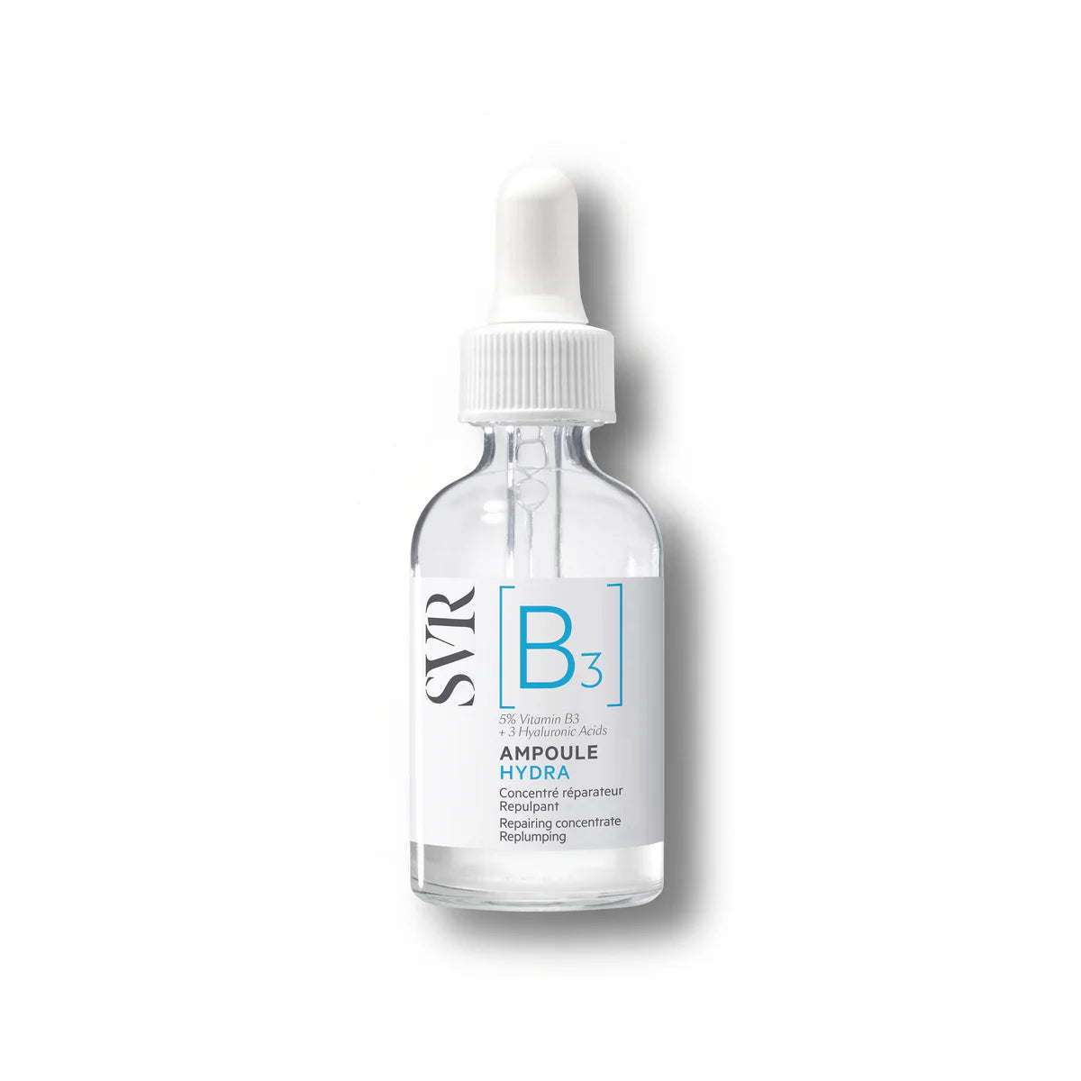 SVR B3 Ampoule Hydra serum dropper bottle for sensitive dehydrated skin