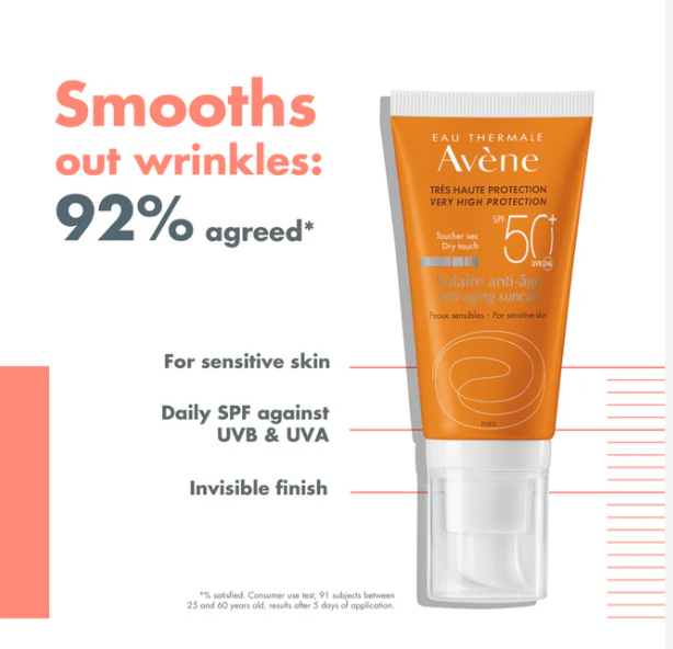 Avene Anti-Aging Sunscreen SPF 50+