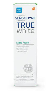 Haleon Sensodyne True White Extra Fresh Oral Care Product Packaging