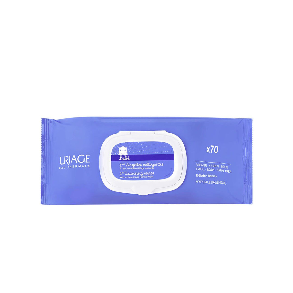 Uriage Bébé 1st Cleansing Wipes X70