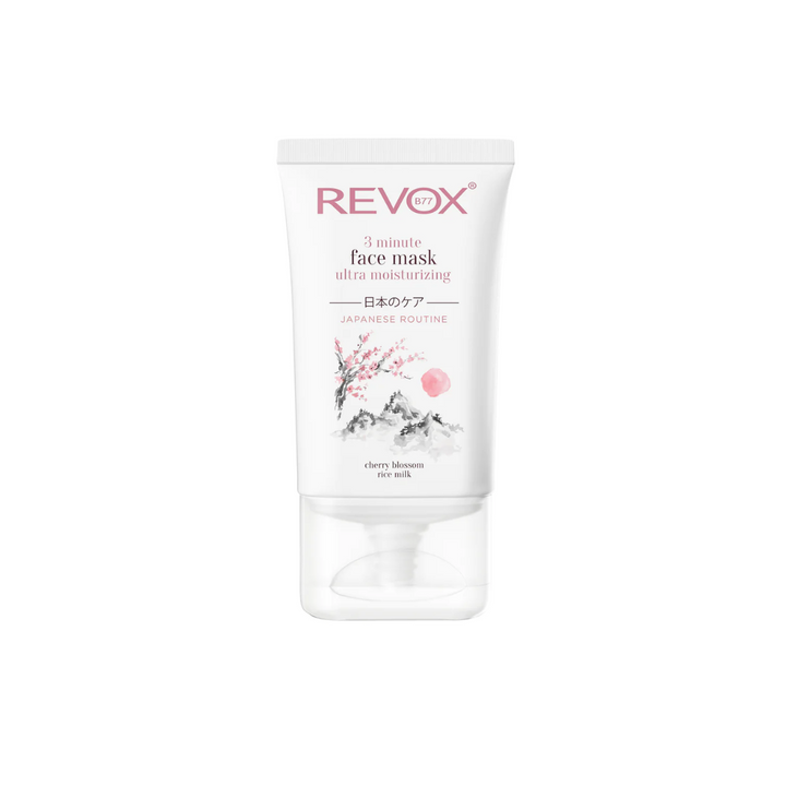 Revox 3 minutes Face Mask Ultra Moisturizing tube Japanese Ritual