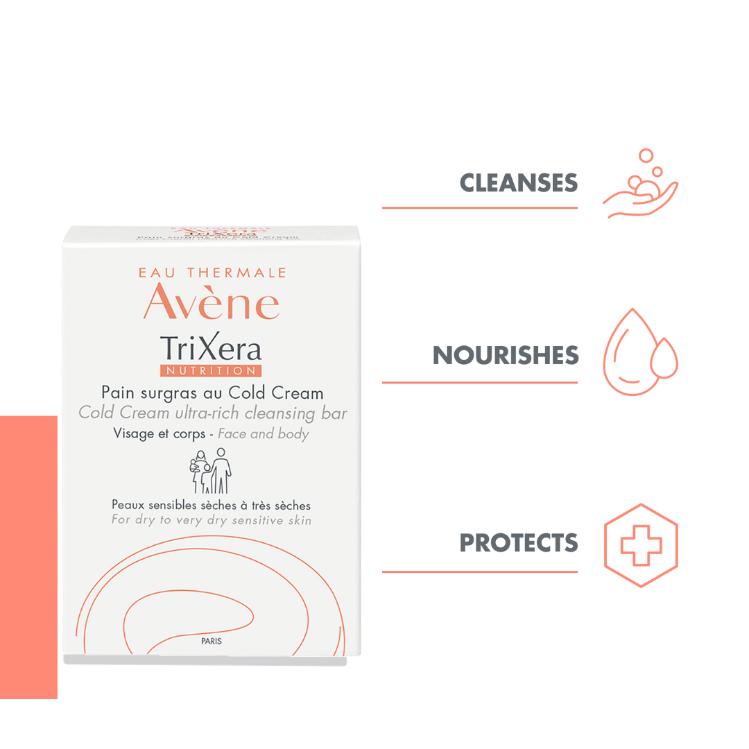 Avene Trixera Nutrition Cleansing Bar