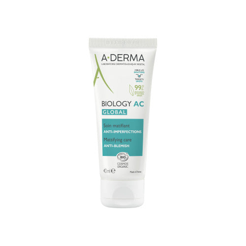 A-Derma Biology AC Global anti-blemish mattifying care cream 40ml tube